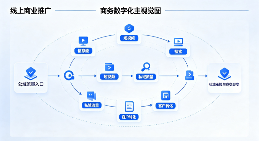 资源县线上商业推广怎么做？全域流量闭环搭建与低成本转化实战指南